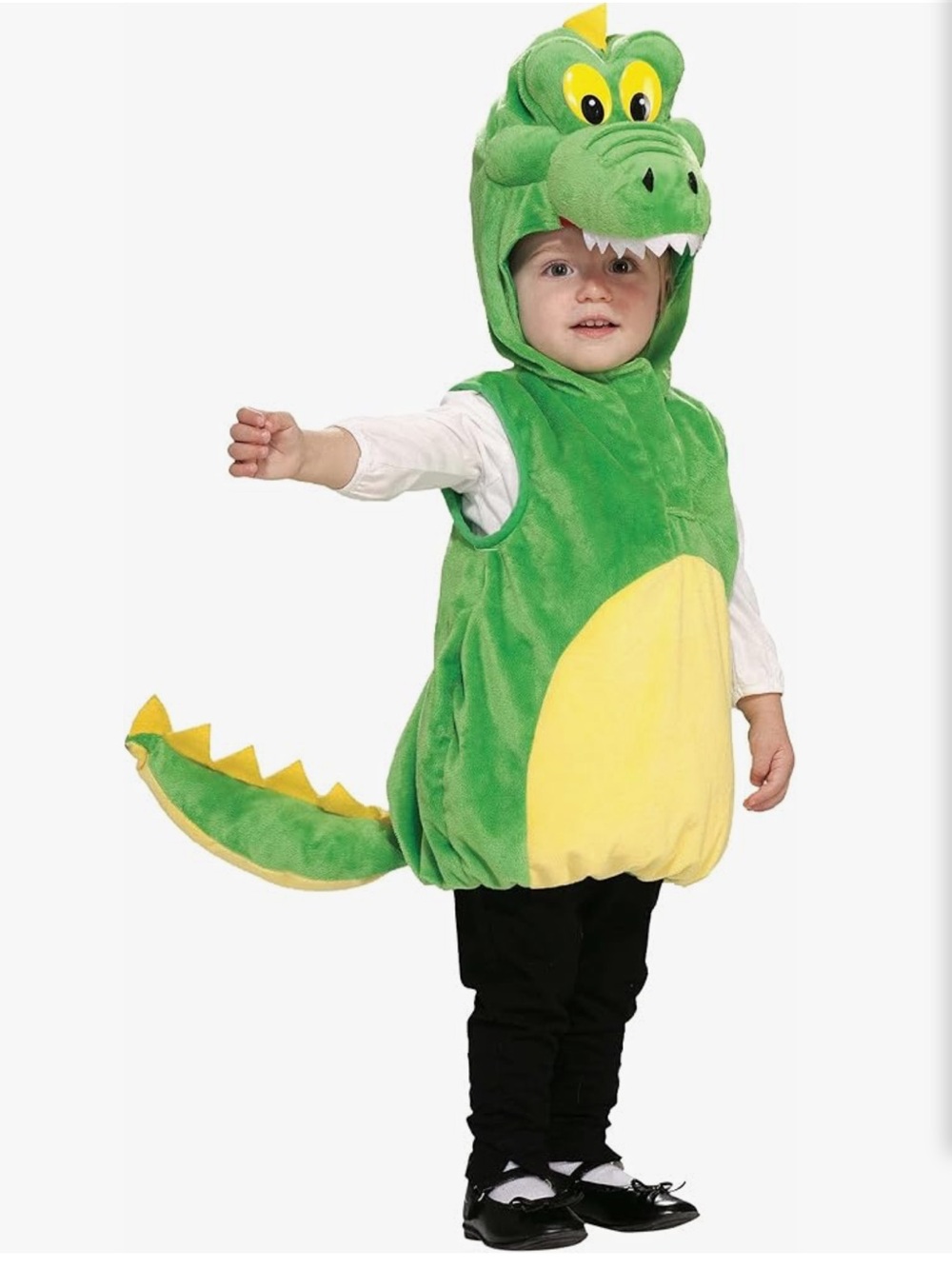 Rubie's Green & Yellow Crocodile or Alligator Toddler Costume Size 2-4T